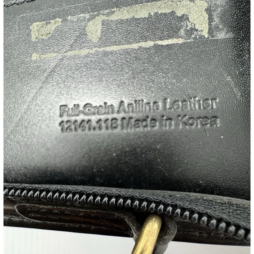 VTG Leather  Franklin Covey Planner Crossbody Strap Classic Zip  Free Shipping